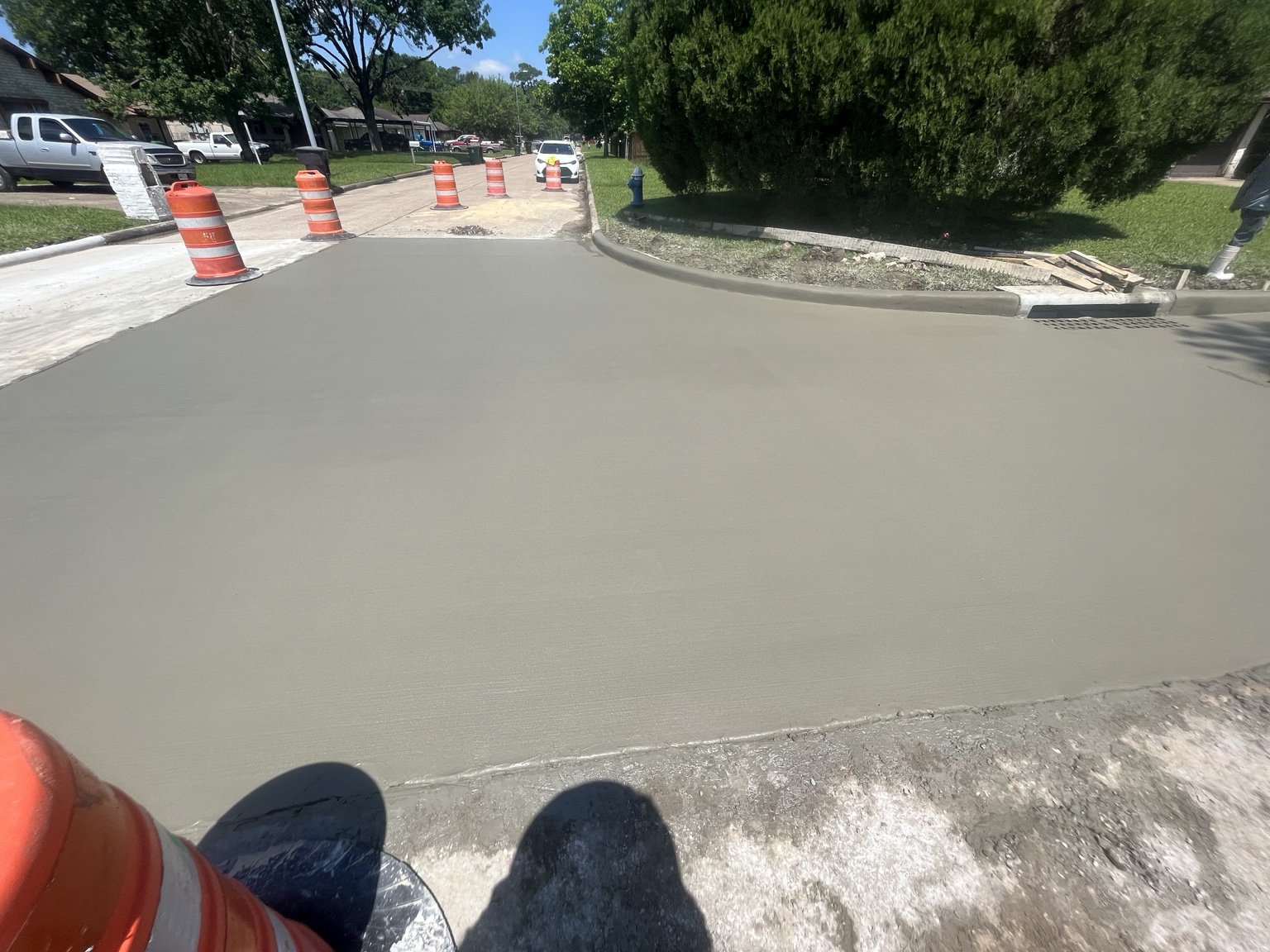 Roadway concrete